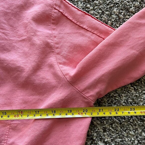 Woolrich Button up Shirt Womens Large Pink/Geranium 100% Cotton Top - Picture 6 of 8